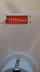 DIP-Schalter der ELRO-Funksteckdose